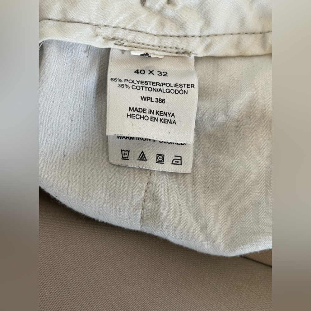 Tan Chinos Straight Leg Lightweight - Picture 4 of 4